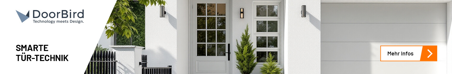 Smarte Tür-Technik mit Doorbird{"isLocal":"false","FRONTEND_APQ_ENABLED":false,"dataSource":"prod","auth":{"isEnabled":true,"origin":"","basePath":"/api/nuxt/auth","trustHost":false,"enableSessionRefreshPeriodically":false,"enableSessionRefreshOnWindowFocus":true,"enableGlobalAppMiddleware":false,"defaultProvider":"shop","addDefaultCallbackUrl":true,"globalMiddlewareOptions":{"allow404WithoutAuth":true,"addDefaultCallbackUrl":true}}}