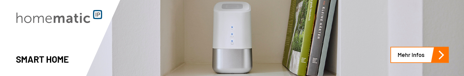 Smart Home mit Homematic IP{"isLocal":"false","FRONTEND_APQ_ENABLED":false,"dataSource":"prod","auth":{"isEnabled":true,"origin":"","basePath":"/api/nuxt/auth","trustHost":false,"enableSessionRefreshPeriodically":false,"enableSessionRefreshOnWindowFocus":true,"enableGlobalAppMiddleware":false,"defaultProvider":"shop","addDefaultCallbackUrl":true,"globalMiddlewareOptions":{"allow404WithoutAuth":true,"addDefaultCallbackUrl":true}}}