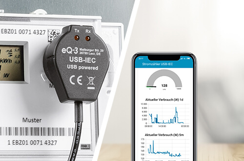 Energiespar-Tipp: USB-IEC-Interface Lesekopf für digitale Zähler